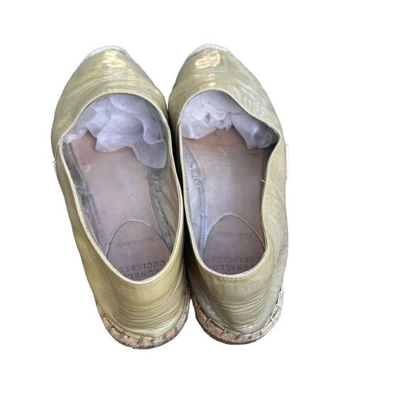 BRUNELLO CUCINELLI Green Patent Leather Espadrilles 36.5 - Picture 4 of 12